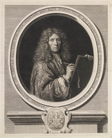 KG 05317
<br/>
Portret Pierre Mignard
<br/>
<em>Vermeulen, Cornelis Martinus (1654/1657- 1708/09)</em>